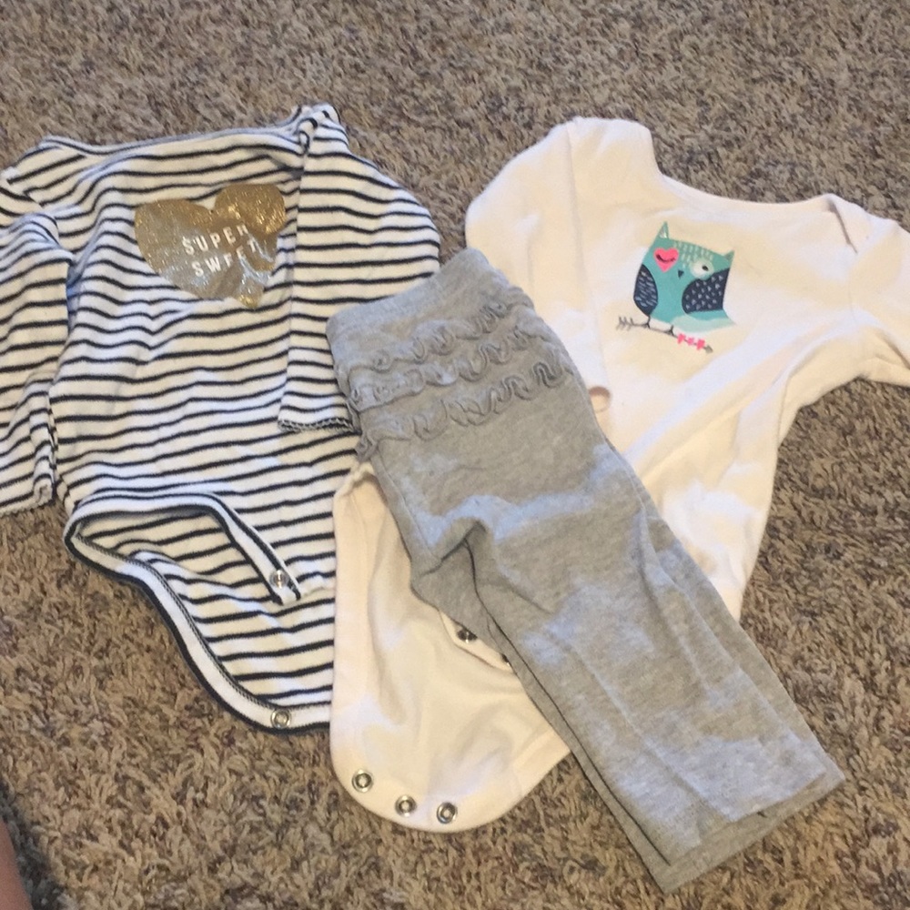 Long sleeve tops and bottoms